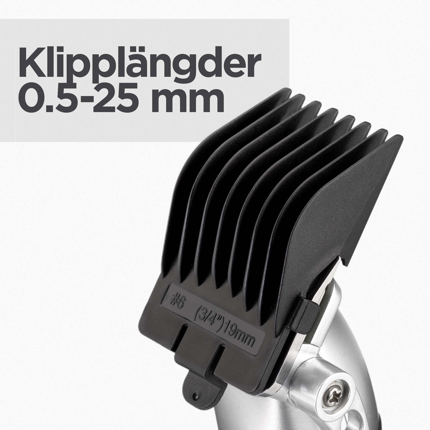 Klippl&auml;ngder 0.5-25 mm
